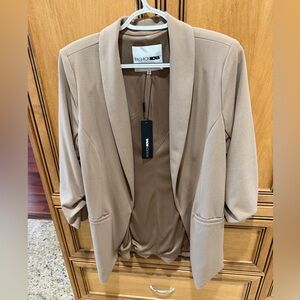 Fashion Nova Classic Tan Blazer